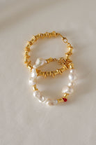 Damla Kalender-Duo Pearl Bracelet-Bileklik-2-Milagron.com