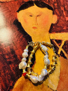 Damla Kalender-Duo Pearl Bracelet-Bileklik-5-Milagron.com