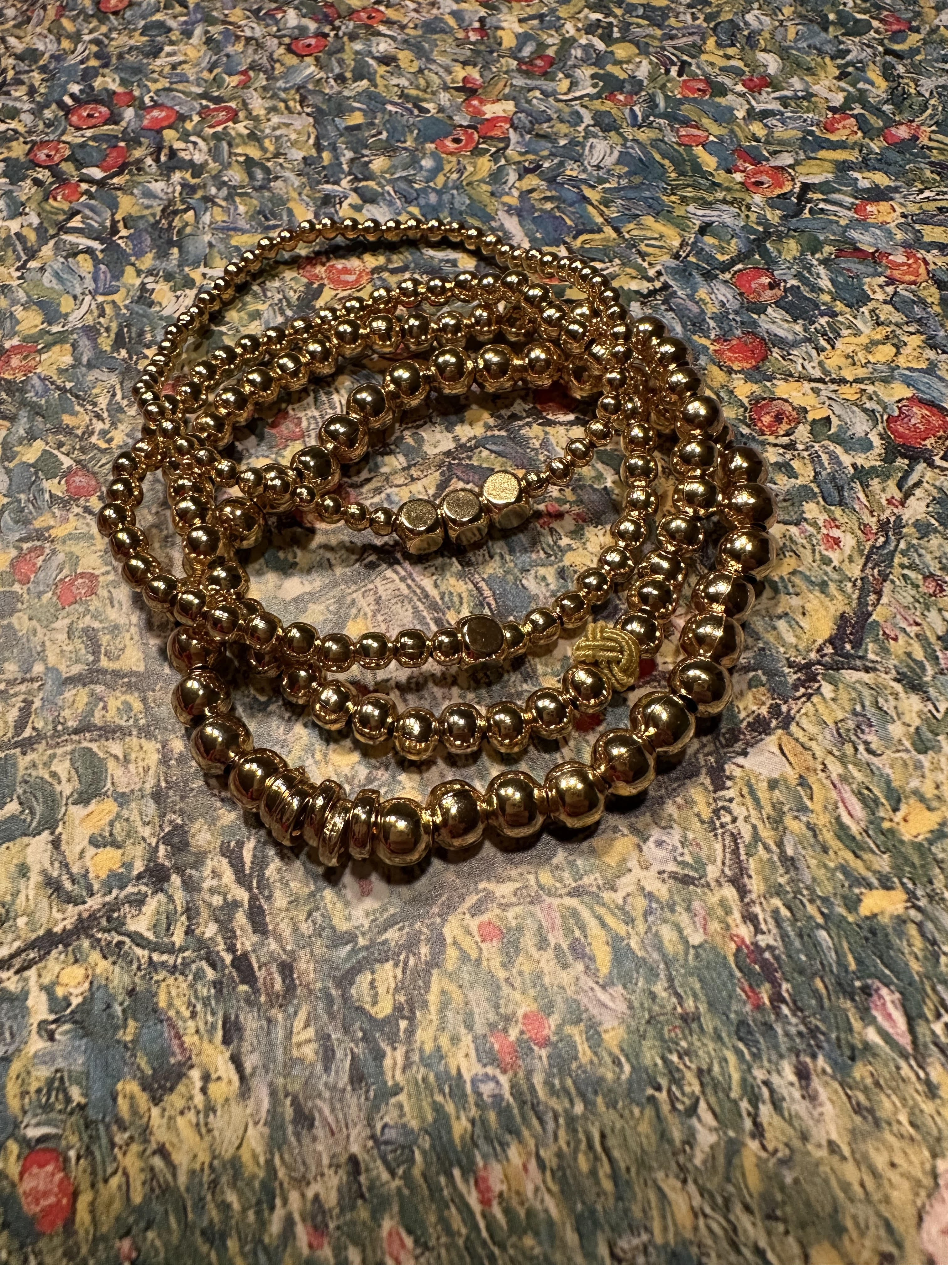 Damla Kalender-Gold Gold Bracelet-Bileklik-4-Milagron.com