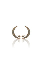 Damla Kalender-Pearl Crescent Earrings-Küpe-4-Milagron.com
