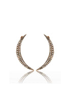 Damla Kalender-Pearl Crescent Earrings Medium-Küpe-1-Milagron.com