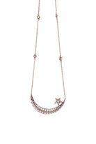 Damla Kalender-Pearl Crescent Necklace-Kolye-2-Milagron.com