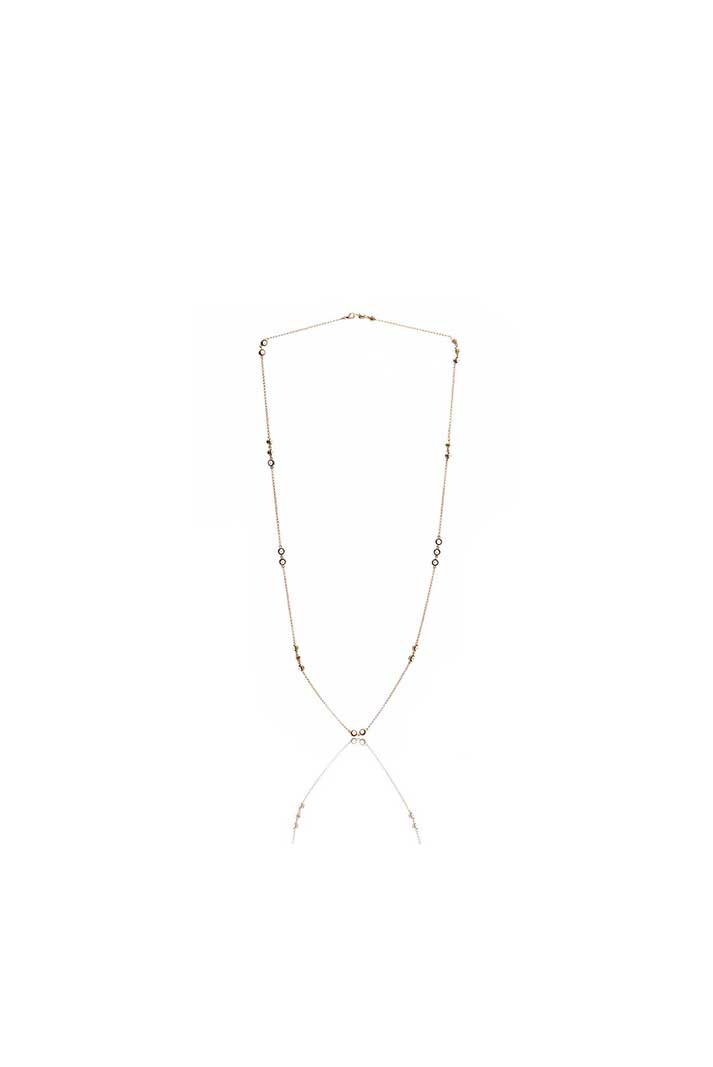 Damla Kalender-Pearl Long Necklace-Kolye-1-Milagron.com
