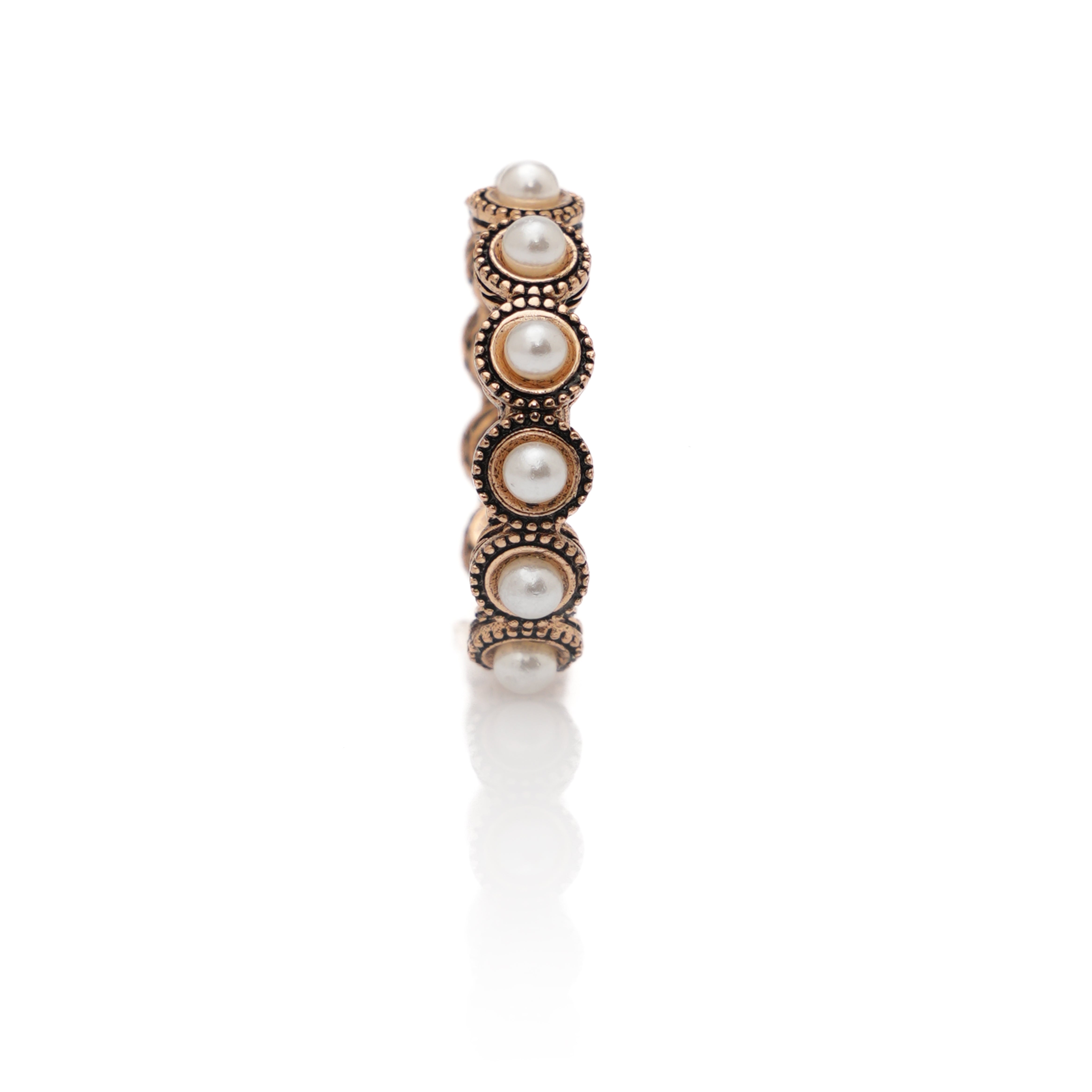 Damla Kalender-Pearl Round Ring-Yüzük-2-Milagron.com