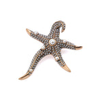 Damla Kalender-Pearly Starfish Earrings-3-Milagron.com