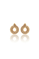 Damla Kalender-Silver Circle Earrings-Küpe-2-Milagron.com