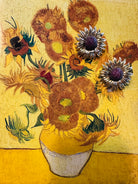 Damla Kalender-Sunflower Blacky Earrings-Küpe-4-Milagron.com