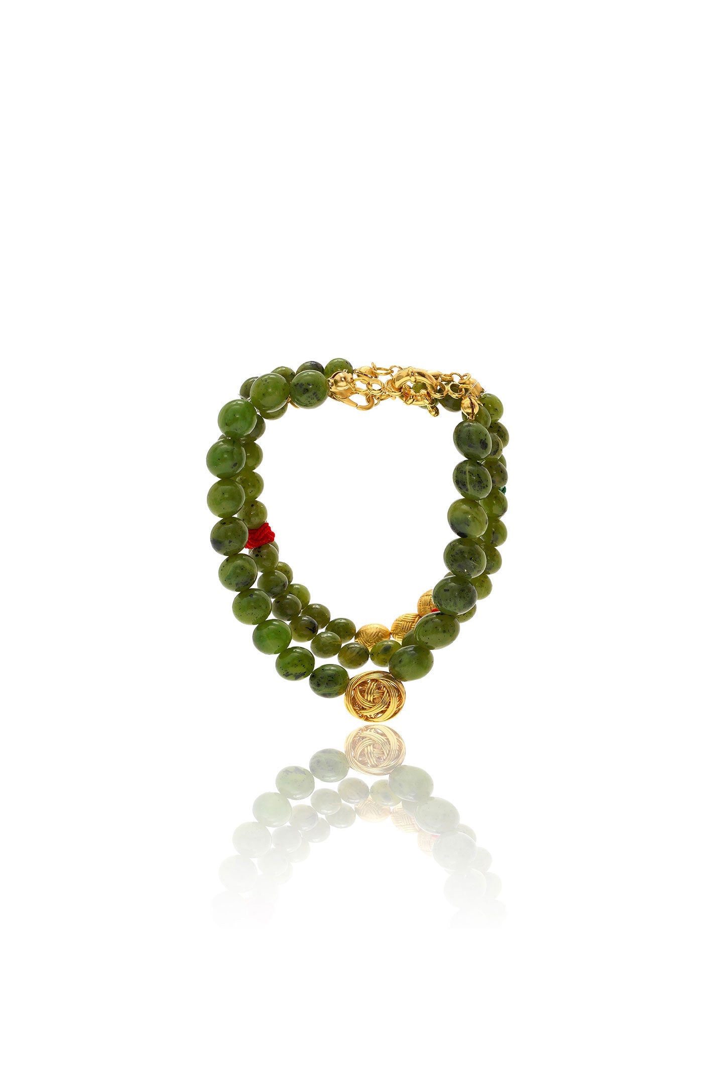 Damla Kalender-Triple Green Bracelet-Bileklik-1-Milagron.com