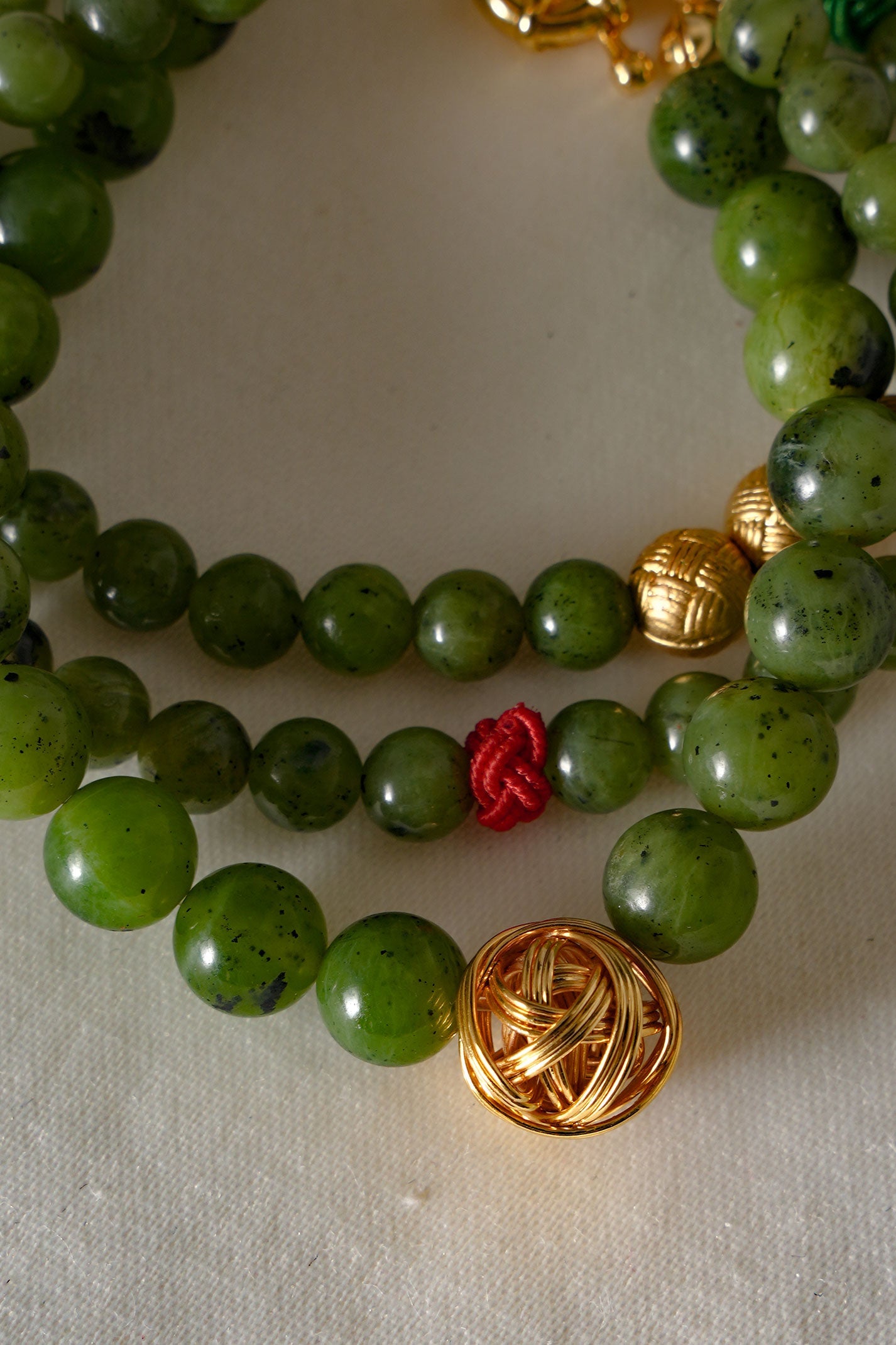 Damla Kalender-Triple Green Bracelet-Bileklik-3-Milagron.com