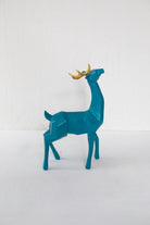 Dea'rt İstanbul-Kübik Geyik Turkuaz Biblo-Biblo-2-Milagron.com