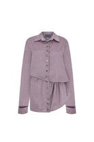 Death Is Easy-Bright Pink Shirt Dress-Elbise-4-Milagron.com