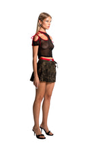 Death Is Easy-Camouflage Pleated Mini Skirt-Etek-2-Milagron.com