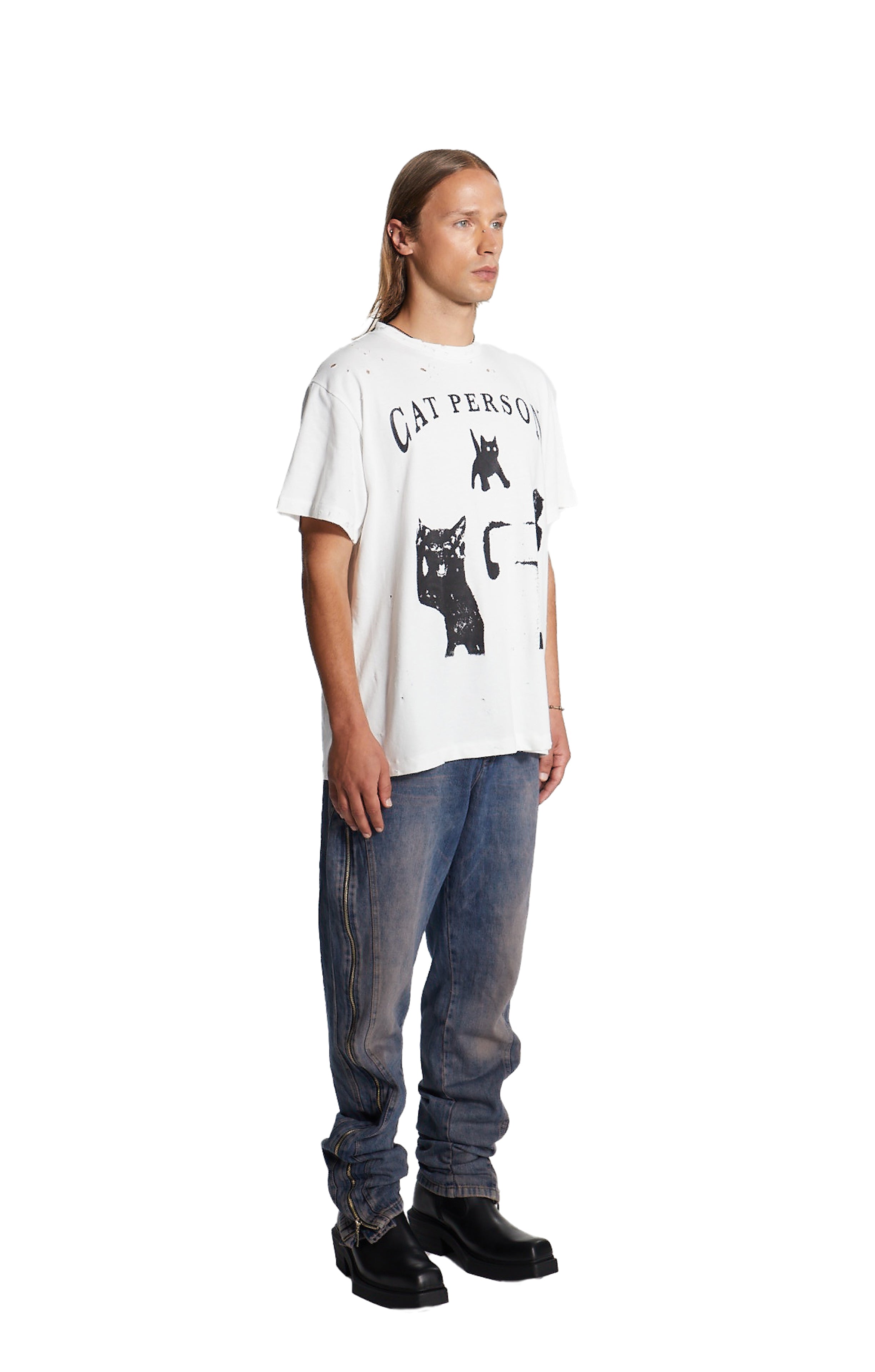 Cat Person Men'S T-Shirt