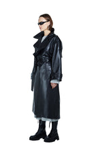 Death Is Easy-Faux Black Leather Women’s Coat-Deri Mont-2-Milagron.com
