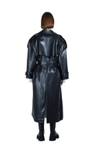 Death Is Easy-Faux Black Leather Women’s Coat-Deri Mont-3-Milagron.com