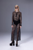 Death Is Easy-Gothic Style Lace Skirt-Skirts-1-Milagron.com