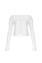 Death Is Easy-Long Sleeve Lace Top-Top-6-Milagron.com