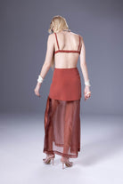 Death Is Easy-Mid Length Organza Skirt-Etek-2-Milagron.com