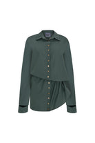 Death Is Easy-Mint Green Shirt Dress-Elbise-4-Milagron.com