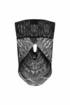 Death Is Easy-Noir Lace Deep V Neck Top-Top-5-Milagron.com