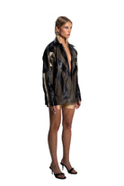 Death Is Easy-Puzzle Leather Jacket-Deri Mont-2-Milagron.com