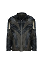 Death Is Easy-Puzzle Leather Jacket-Deri Mont-4-Milagron.com