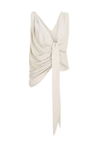 Death Is Easy-Sculptural Knotted Top-Top-3-Milagron.com