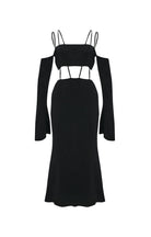 Death Is Easy-Silky Black Dress-Elbise-4-Milagron.com