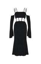Death Is Easy-Silky Black Dress-Elbise-5-Milagron.com