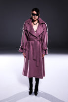 Death Is Easy-Warm Pink Oversize Trenchcoat-Trençkot-1-Milagron.com