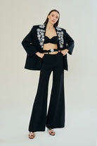 Declara-Belle Belted Silhouette Trousers-Pantolon-1-Milagron.com
