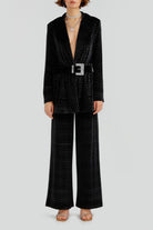 Declara-Black Starry Jacket-Ceket-1-Milagron.com