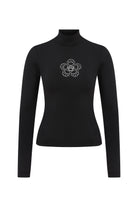 Declara-Blooming Crest Turtleneck-Kazak & Triko-1-Milagron.com