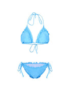 Declara-Blue Ruffle Bikini Set-1-Milagron.com