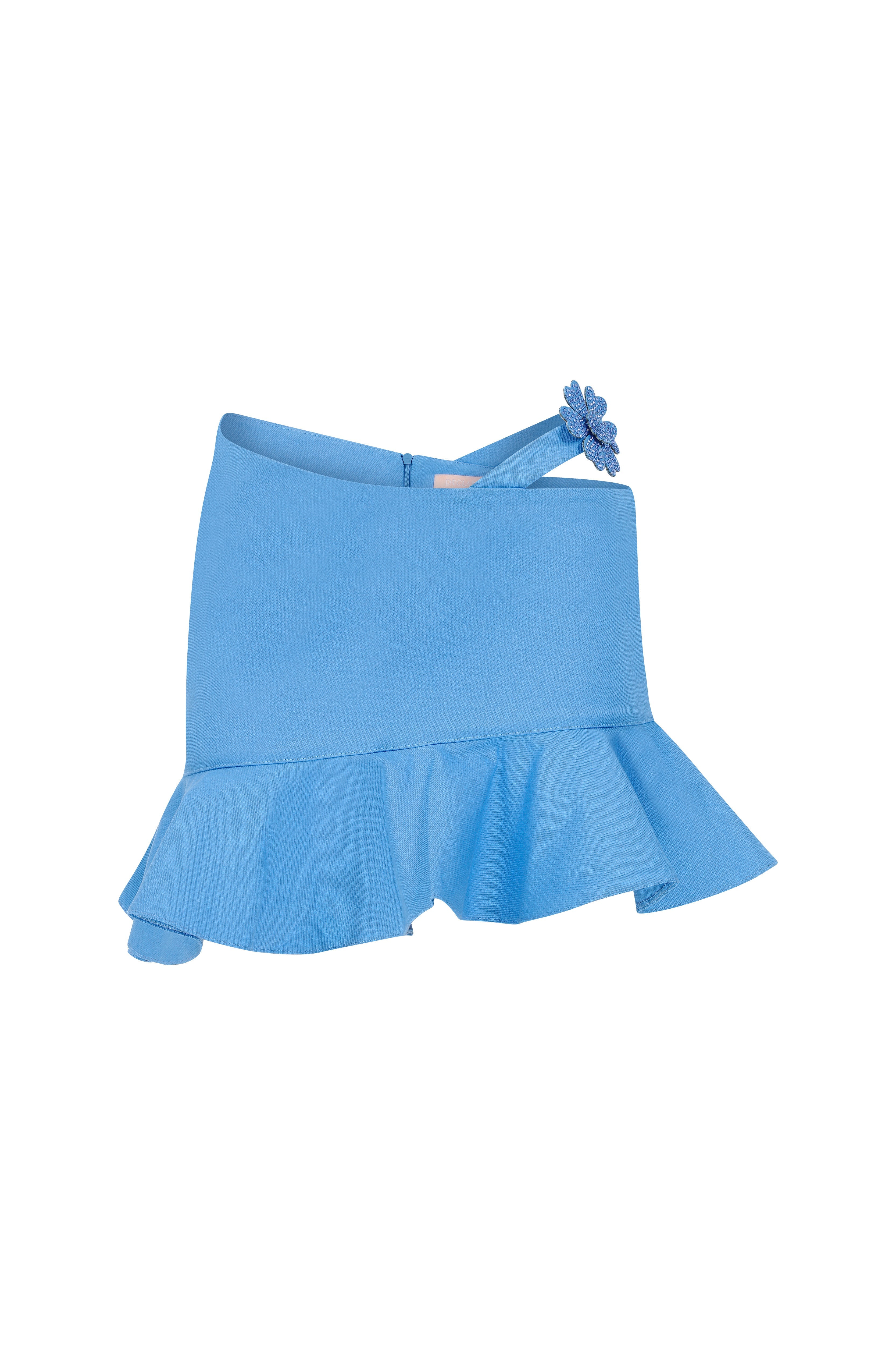 Declara-Blue Water Lily Skirt-Etek-4-Milagron.com