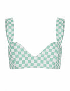 Declara-Checkered Bra Top-1-Milagron.com
