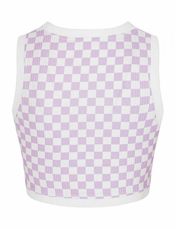 Declara-Checkered Top-2-Milagron.com