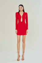 Cherry Bliss Open-Waist Dress