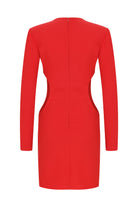 Declara-Cherry Bliss Open Waist Dress-Elbise-7-Milagron.com