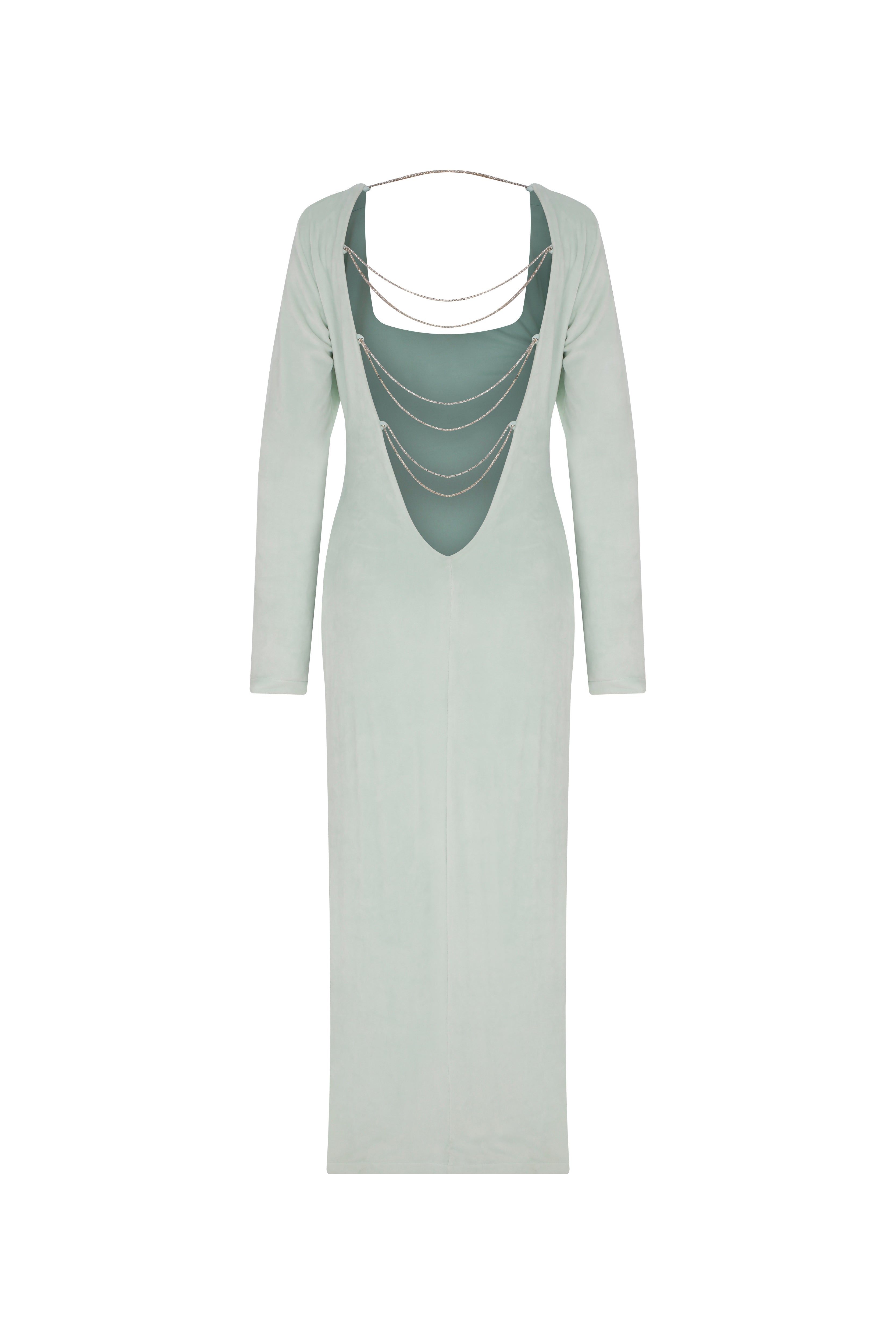 Declara-Crystal Dress-Elbise-5-Milagron.com