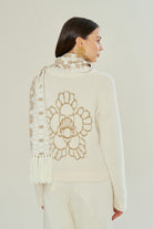 Declara-Desert Bloom Knit Scarf-Pareo & Bandana-3-Milagron.com