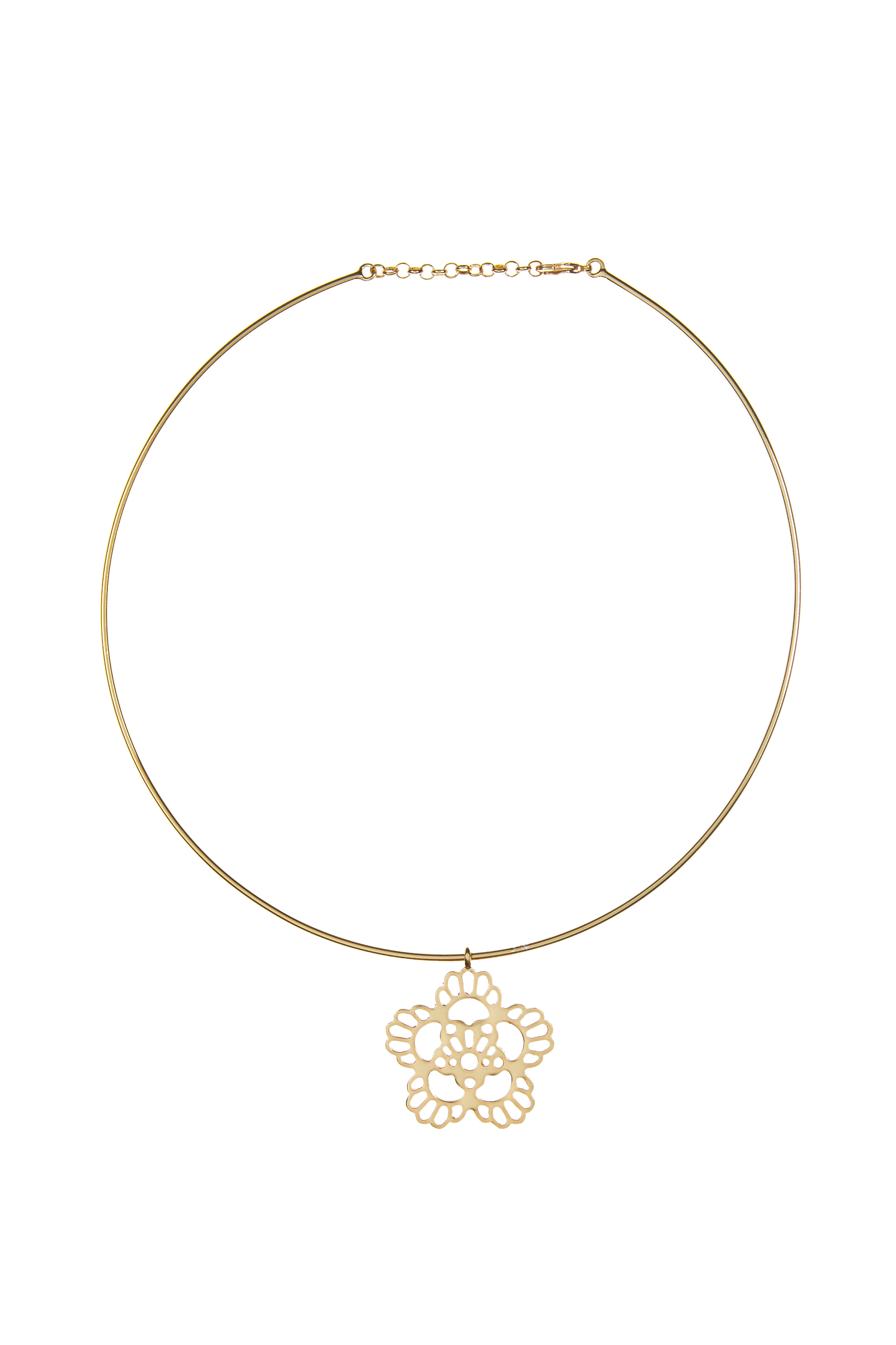 Declara-Floral Iconic Chocker-Aksesuar-1-Milagron.com