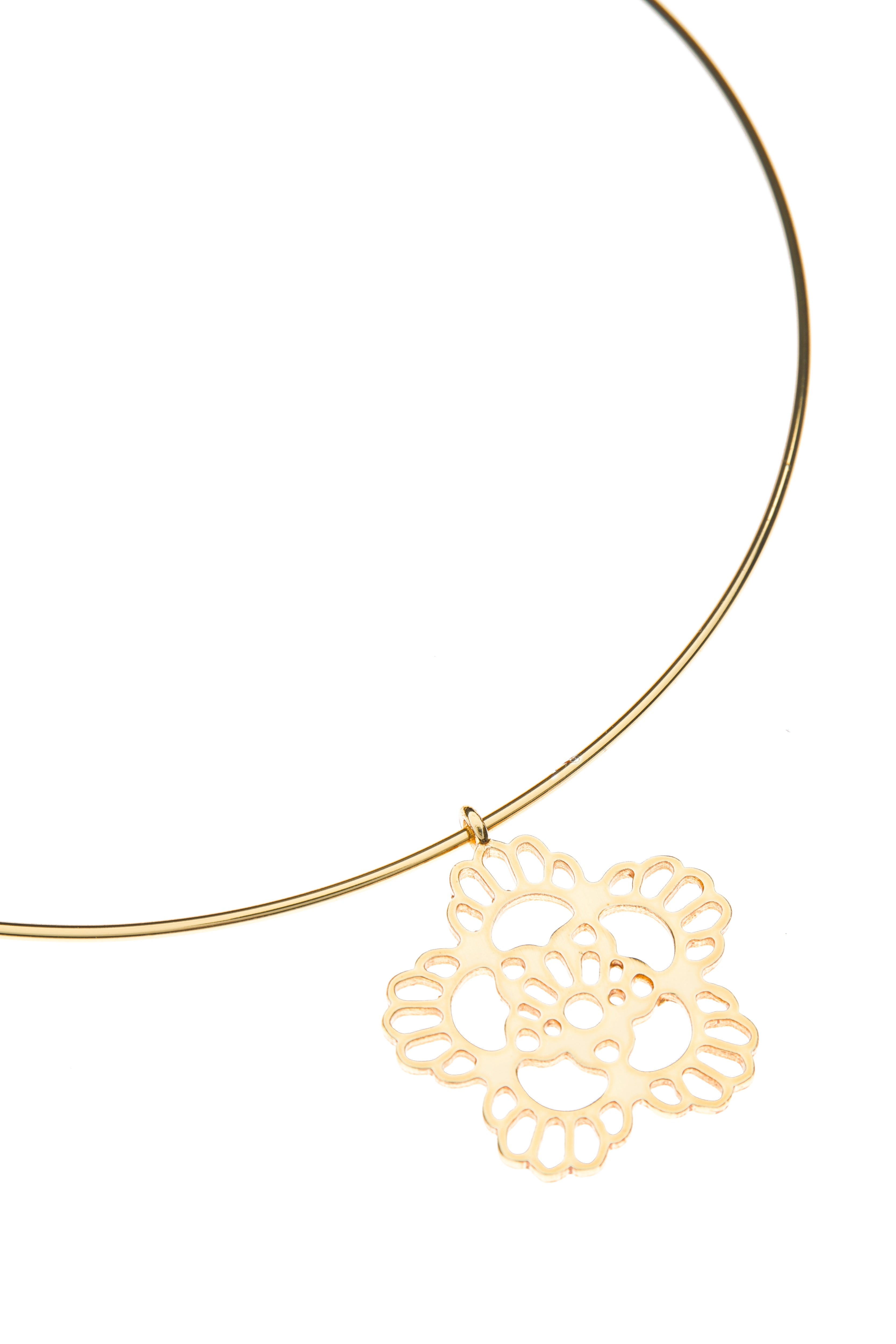 Declara-Floral Iconic Chocker-Aksesuar-2-Milagron.com