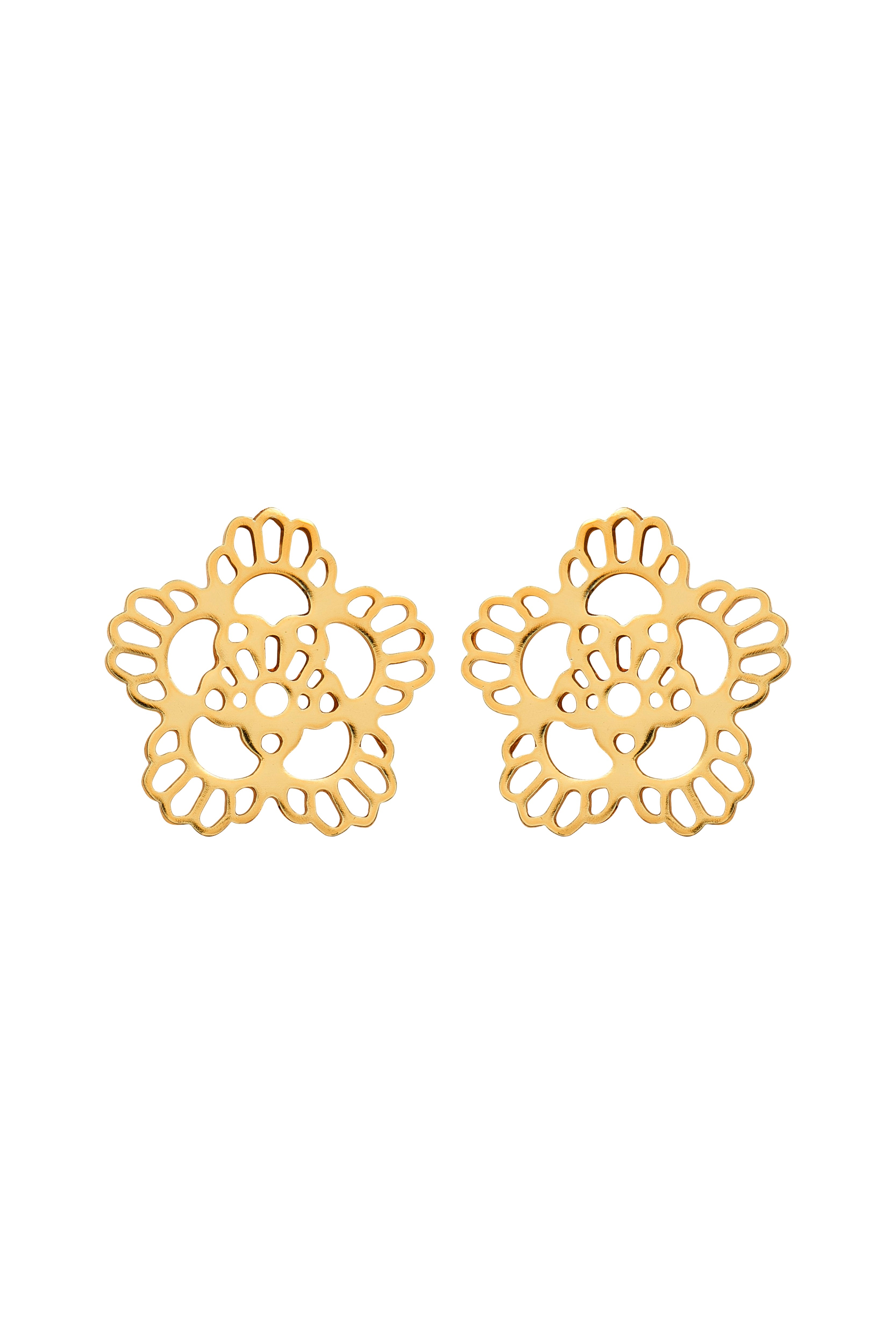 Declara-Floral Iconic Earrings-Aksesuar-1-Milagron.com