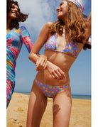 Declara-Flowered Icon Bikini Set-2-Milagron.com