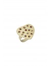 Declara-Gold Heart Padlock Rings-2-Milagron.com