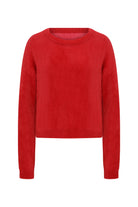 Declara-Hot Roseberry Oversize Iconic Knit-Top-3-Milagron.com