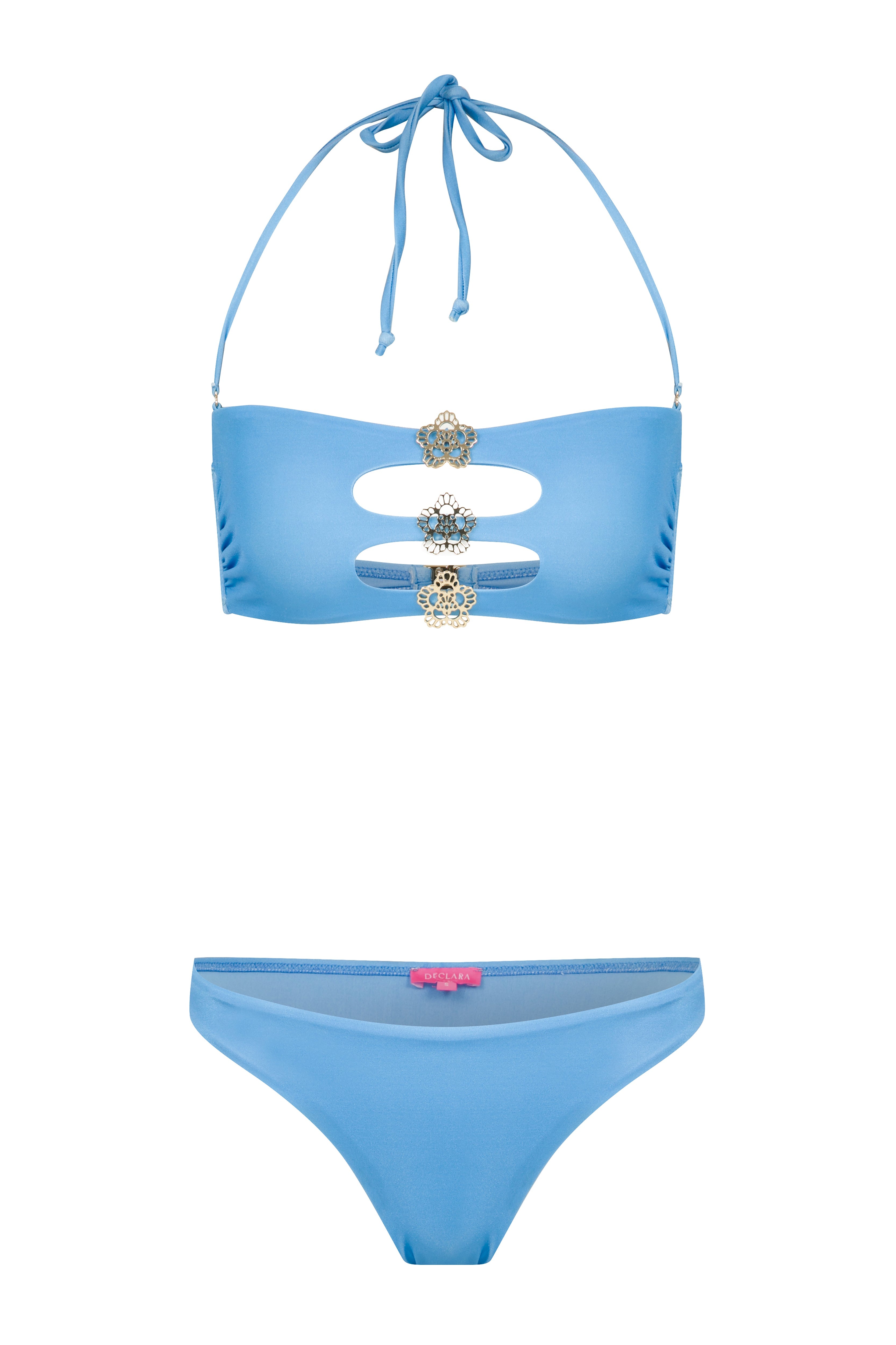 Declara-Lily Iconic Strapless Bikini Set-Bikini-4-Milagron.com