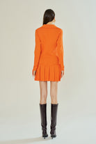 Declara-Mandarin Elegance Knit Dress-Elbise-2-Milagron.com