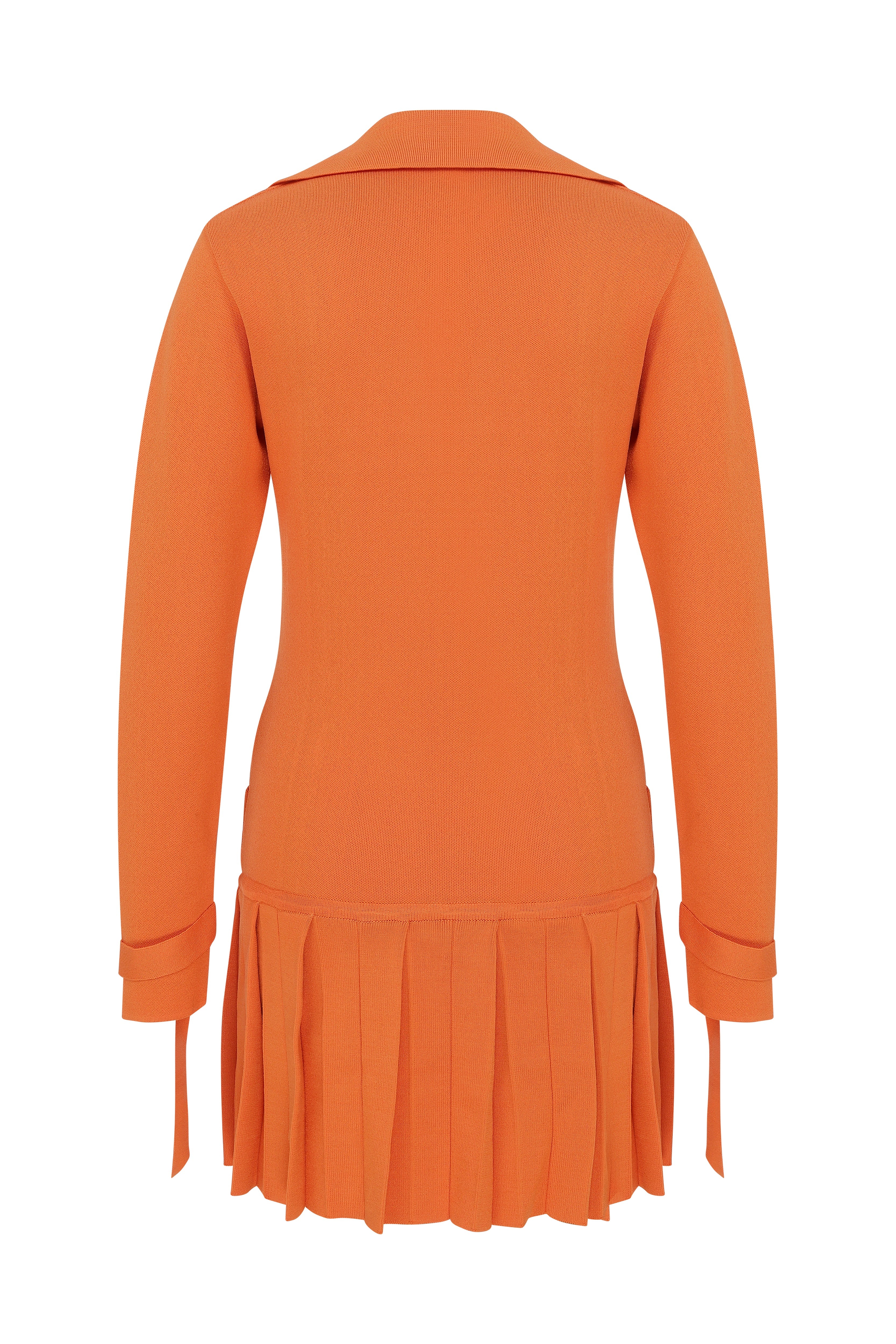 Declara-Mandarin Elegance Knit Dress-Elbise-4-Milagron.com